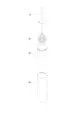 DORNBRACHT Toiletten-Bürstengarnitur , Standmodell SERIENSPEZIFISCH 84910979 Chrom, 84910979-00 Galeriebild 4
